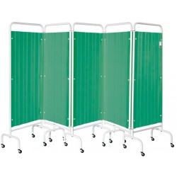 Five Panel Mobile Folding Curtained Screen , CODE:-MMCUR003